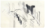 Untitled | from the series Walk & Draw | #13tek055 | 2013 | graphite on paper | 13 x 21 cm | © André Laarhoven