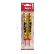BLISTER 2 BENGALA SCINTILLE DORATE 12CM