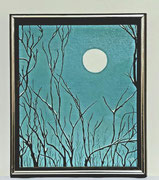 En plein hiver (acrylique sur toile, 30X25)