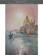 Venice I 2019 (O2) / 20x30cm Watercolour by ©janinaB