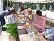倶利伽羅不動寺で昼食
