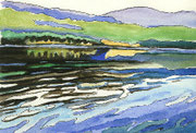 Schluchsee, Aquarell, 20 x 18 xm