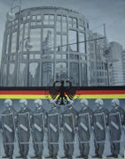 Verteidigung 1, 130 x 100 cm