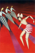 Roter Tanz, 140 x 95 cm
