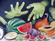 Obstmahl, Detail