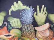 Obstmahl, Detail
