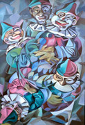 Oben und unten, 110 x 95 cm