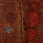 Ocre Rouge 2          70 cm x 70 cm