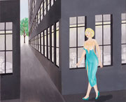 Befreiende Flucht vor dem grauen Alltag, 70x50