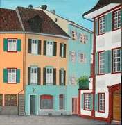 Brodlaube in Rheinfelden (CH), 80x80