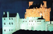 Eilean Donan Castle nachts, 90x60