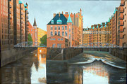 Speicherstadt Hamburg, 60x40