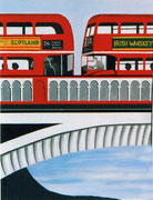 Auf der Brücke, 30x40