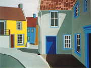 Strasse in Culross (Schottland), 80x60