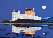 Nacht über Eilean Donan Castle 50x70