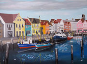 Husum am Hafen, 80x60, 1996