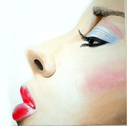 Das Portrait, 60x60, Acryl