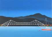 Eisenbahnbrücke bei Inverness in Schottland, 50x70, 2019