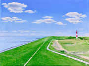 Pellworm 30x40, Oel auf Leinwand 2023 Privatbesitz (Schenkung Anne H.)