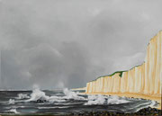 Die Küste der Normandie in Dieppe, 100x140 (2015) 