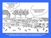 Weihnachts- und Neujahrskarte IG VERKEHR LÖRRACH 2019/20