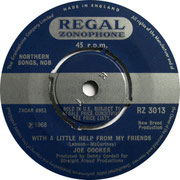 With A Little Help From My Friends/Something's Coming On Regal Zonophone RZ 3013 1968