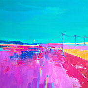 "SPRING" - 40 cm x 40 cm / VENDU