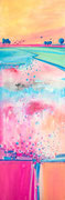 "LE PRINTEMPS" - 120 cm x 40 cm / FOR SALE/Acrylique sur toile/ 650€