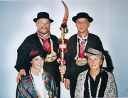 Die Beamten 2006: König Hanspeter Schnider, Ober Sepp Burch, Näll Lucia Nestler, Under Margrit Burch