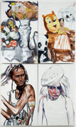 2009 4part 180x108cm  0il on canvas
