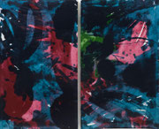 2008  2part  60x40cmx2 paint on canvas