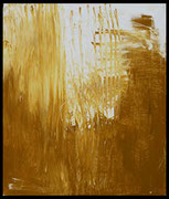 INDIAN TEMPLE (MUSIK FOR 12 PARTS) 2001/02 Acryl, Lehm auf Leinwand 100 x 120 cm