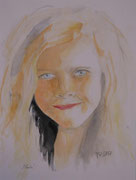 Paula, Auarell 31 x 41, unverkäuflich