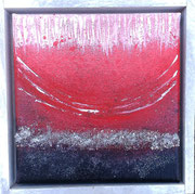 15 x 15  Acryl auf Leinwand im Schattenfugenrahmen - 50,-