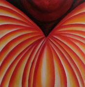Transformation - 40 x 40 - Acryl auf Leinwand im Schattenfugenrahmen - 70,-