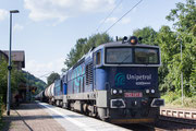 Unipetrol 753 741 mit einer weiteren 753 am 23.8.2015 in Krippen