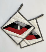Log Cabin Design Topflappen 20x20cm