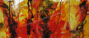 SCHWARZ-ROT-GELB - 2011 - Mischtechnik - 80x160 cm (im Besitz der öffentlichen Hand)