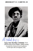 Sepoy Ali Haider ~ Italy (April 1945)