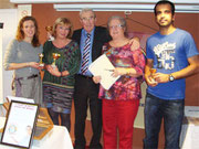 Linda et Gagnants Anne/Régine/Frank/Nisseem