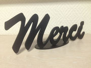 inscription merci, découpe sur mesure à grenoble