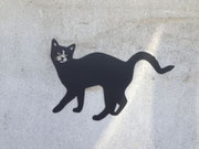 chat en métal, découpe sur mesure à grenoble