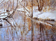 Down By The Water Nr. 4, Öl_Lwd. 75x100cm