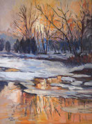 Winter Sun, Reflection  60x80cm