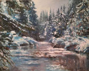 Wintersun Nr. 2, Öl_Lwd. 70x90cm