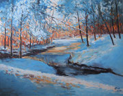 Cold Glow, Öl_Lwd.70x90cm