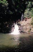 Kleiner Wasserfall ladet zum Bade in der Nähe von Mt. Saint Catherine