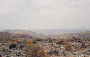 Auf dem höchsten Punkt unserer Wanderung angelangt, hatten wir einen gute Aussicht auf die Felslandschaft des Namib-Naukluft Nationalparks.