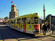 Historische Nürnberger Straßenbahn in Antalya