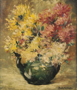 Paule Bisman, bouquet champêtre ; coll. privée